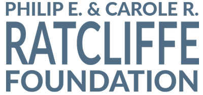 logo with text: Philip E. & Carole Ratcliffe Foundation