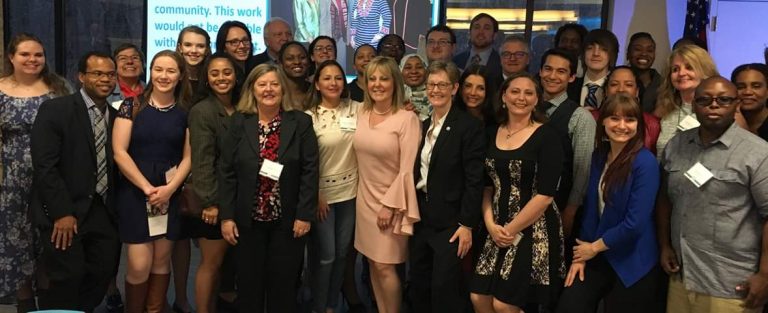 AACC Ratcliffe Scholars with Carlene Cassidy and AACC President