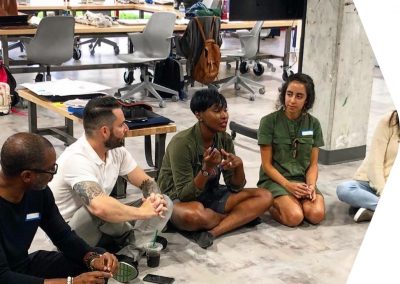 Ratcliffe fellows participating in a group discussion at FIU