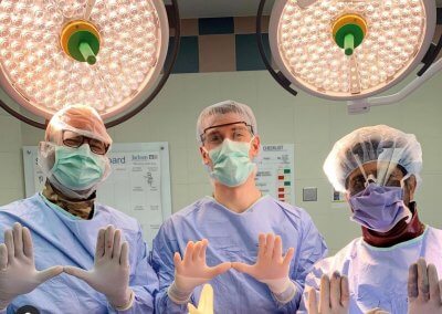 Dr. Aiyer and Residents